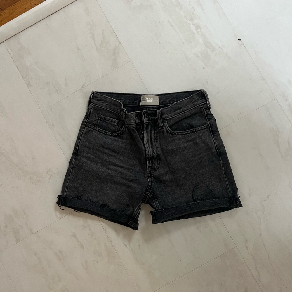 New Everlane grey jean shorts size 24 XS